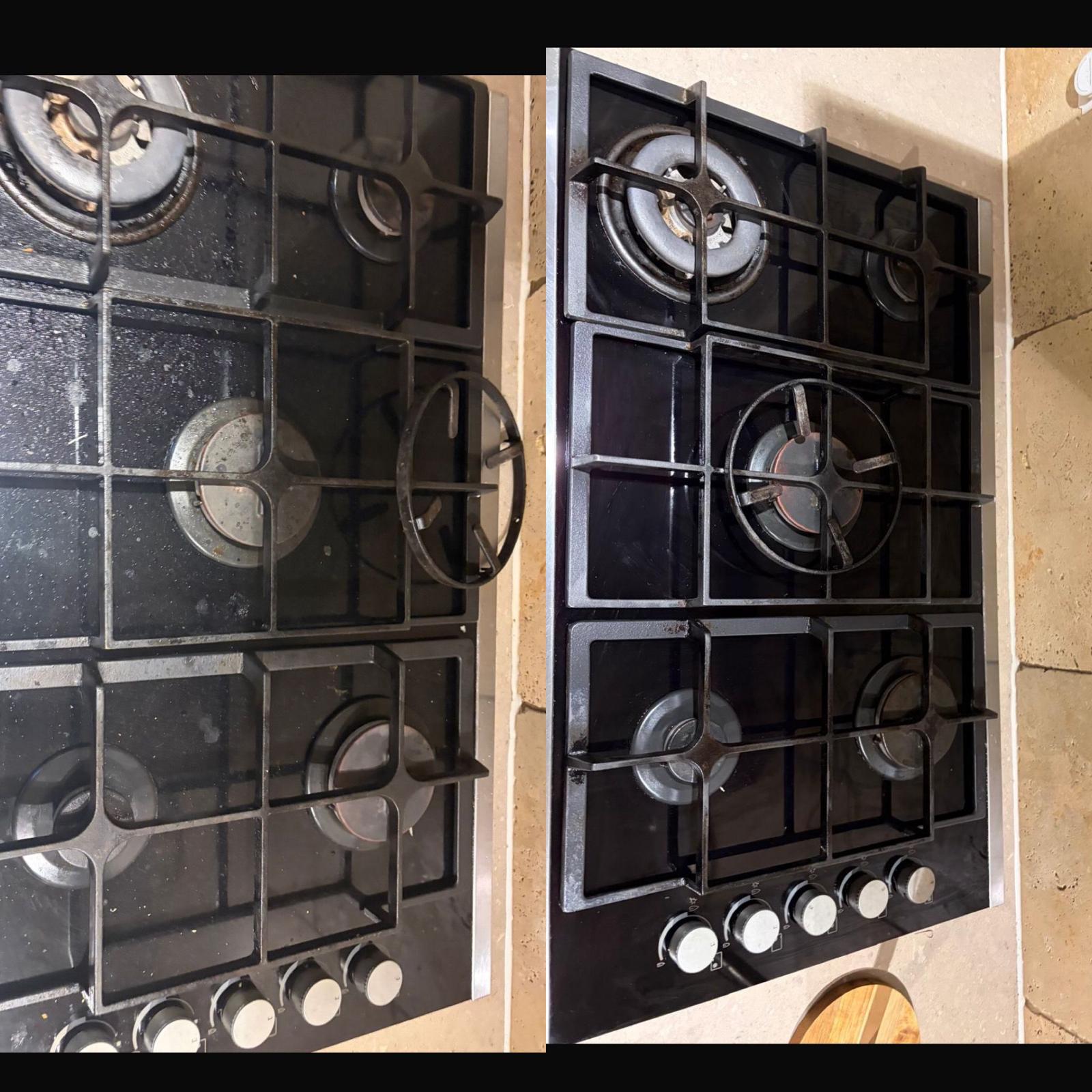 Stovetop and cooktop deep cleaned